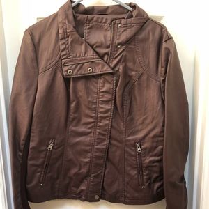 RD Style Faux Leather Jacket